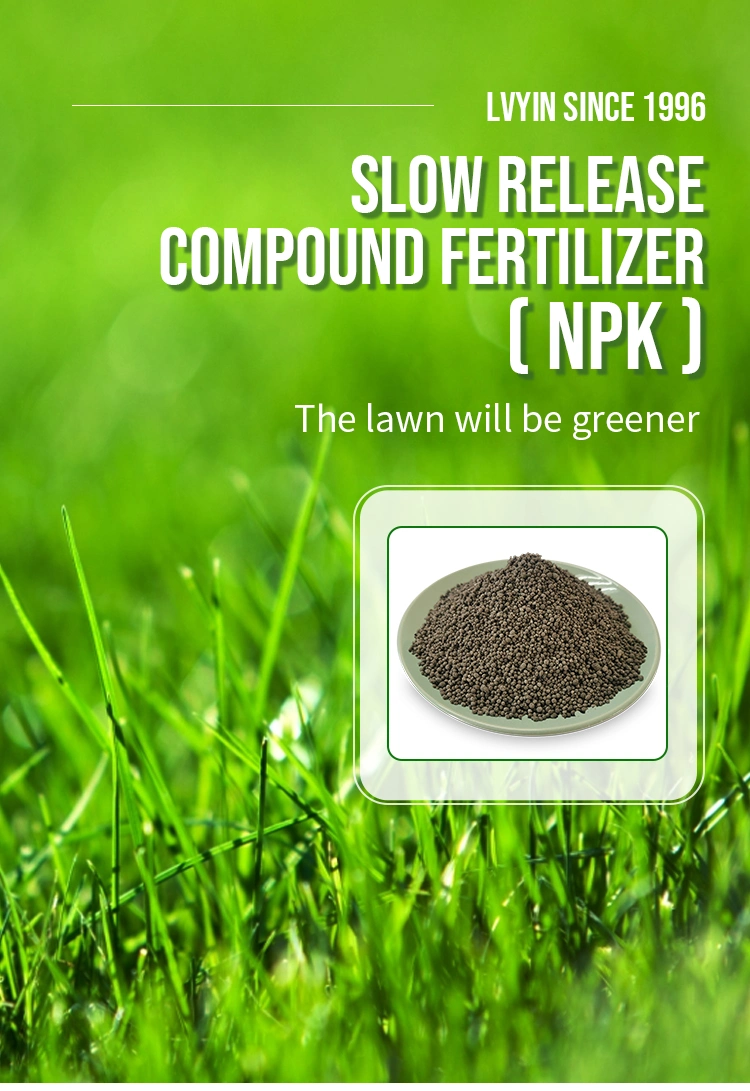 Lvyin Organic Turf Fertilizer Balance NPK 19-8-19 Humate Carbon Slow Release Fertilizer