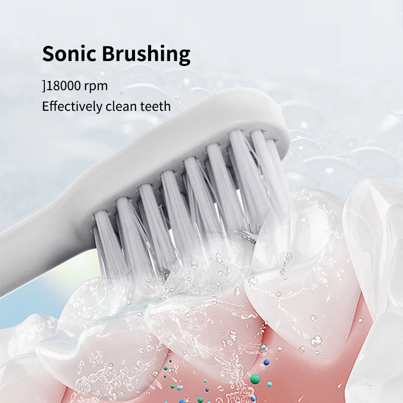 Oral Care Appliances Battery Powered Soft Sonic Colorful Electric Toothbrush for Adults Home Travel